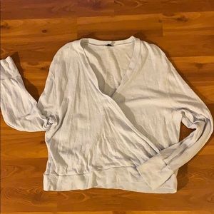 Faux Wrap Blouse